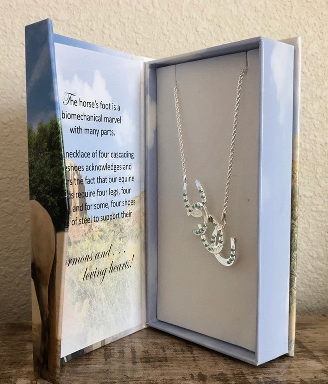 Horseshoes Cascading Necklace