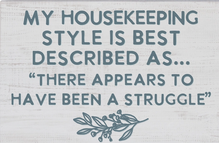 Housekeeping Style - Small Talk Rectangle