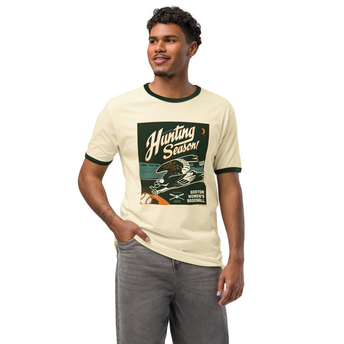 Hunting Season | Boston Women's Baseball | Unisex Ringer Tee