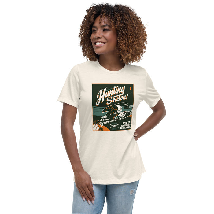 Hunting Season | Boston Women's Baseball | Women's Relaxed T-Shirt