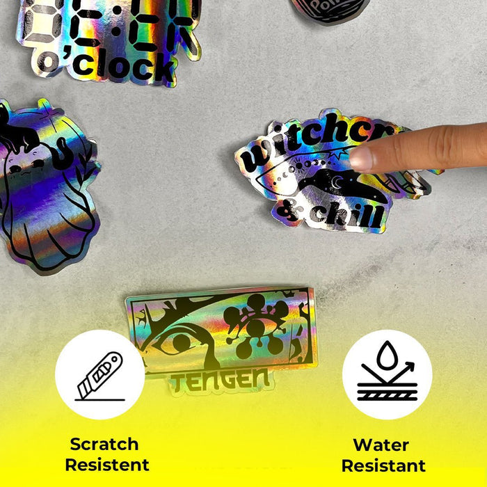 I Am Confident Holographic Stickers - Holographic stickers | STICK IT UP