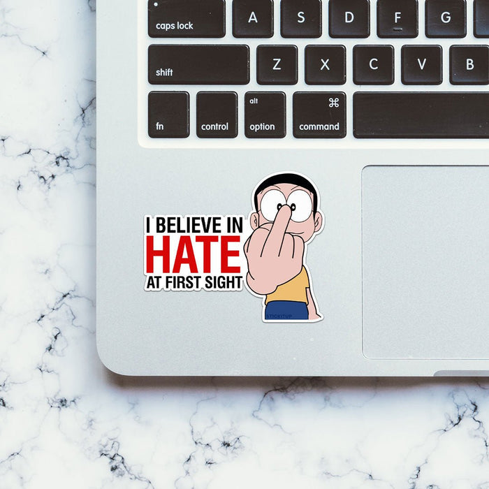I Believe In Hate Sticker - Stickers | STICK IT UP