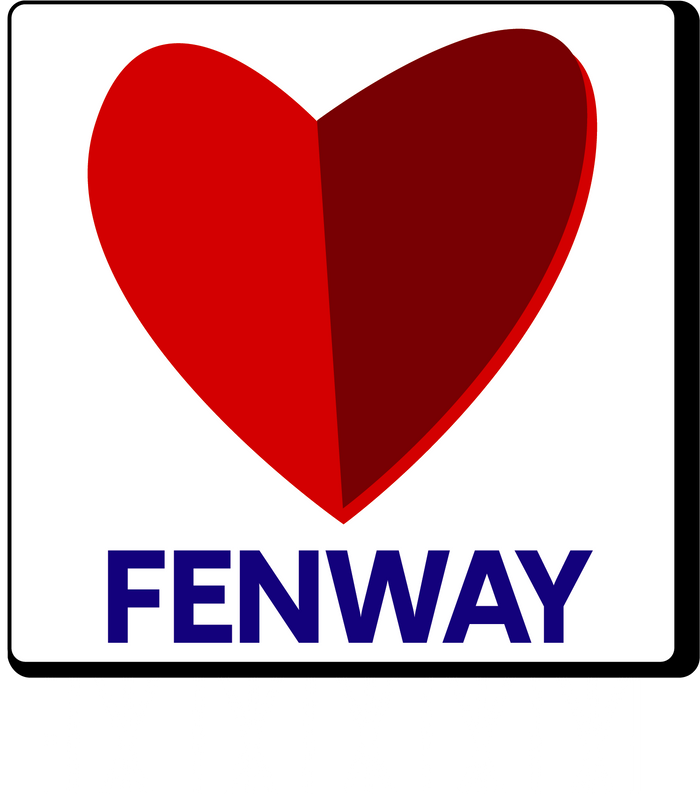 boston fenway citgo sign in the shape of a heart