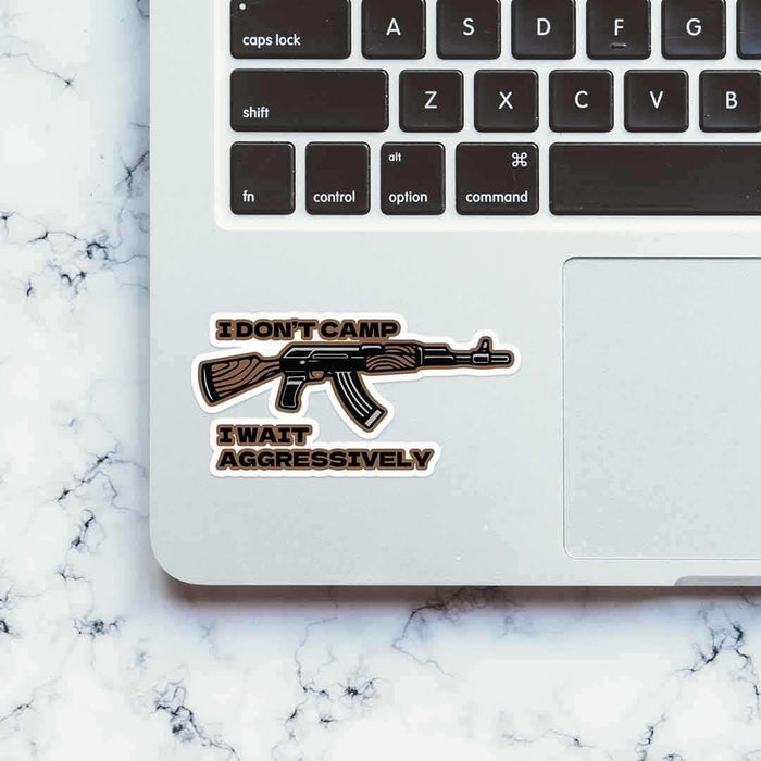 I don't camp sticker - Stickers | STICK IT UP