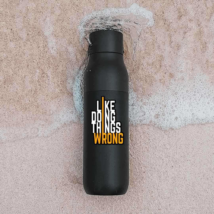 I Like Doing Things Wrong Sticker - Stickers | STICK IT UP