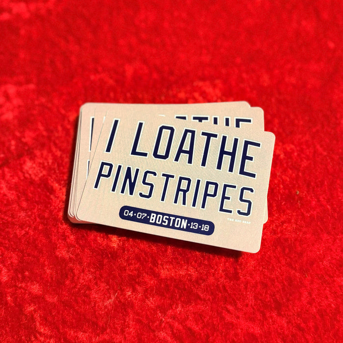 I Loathe Pinstripes Playing Cards | Anti-Yankees Designer Deck (Poker & Card Games)