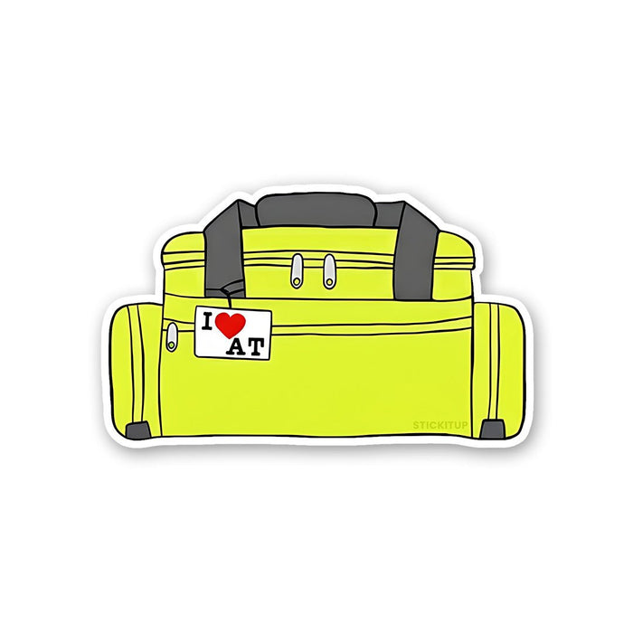 I Love At Duffel Bag Sticker - Stickers | STICK IT UP
