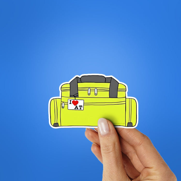 I Love At Duffel Bag Sticker - Stickers | STICK IT UP