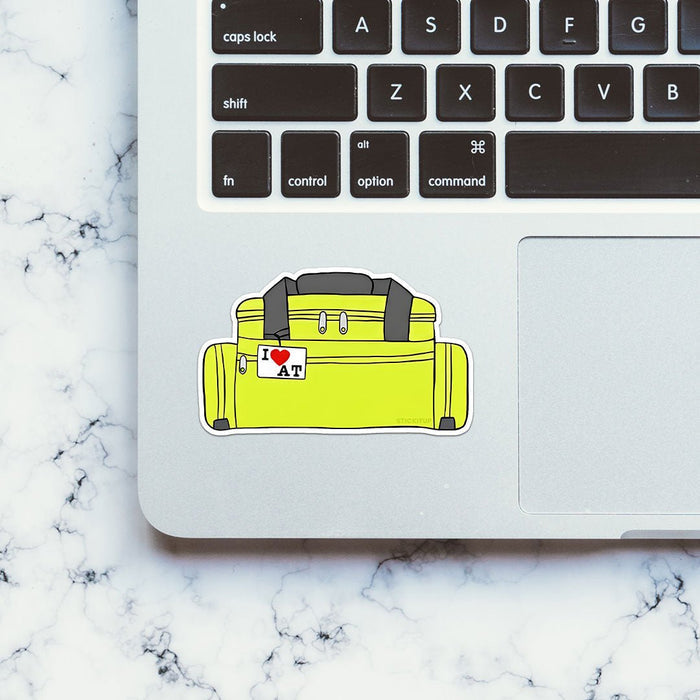 I Love At Duffel Bag Sticker - Stickers | STICK IT UP