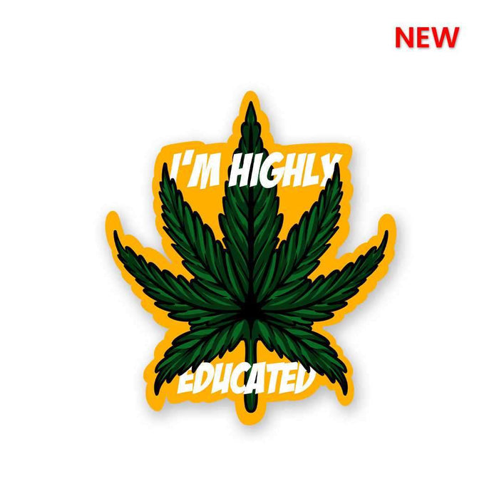 I'm Highly Educated Sticker - Stickers | STICK IT UP