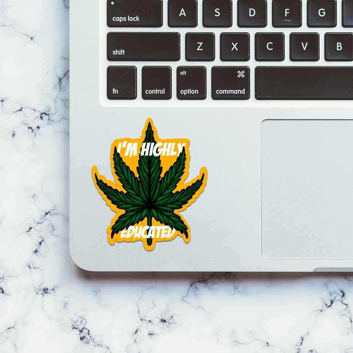 I'm Highly Educated Sticker - Stickers | STICK IT UP