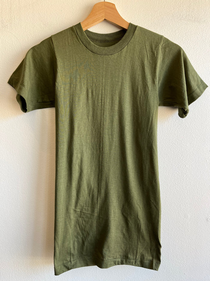 Vintage 1960’s Military Issue Green T-Shirt - La Lovely Vintage