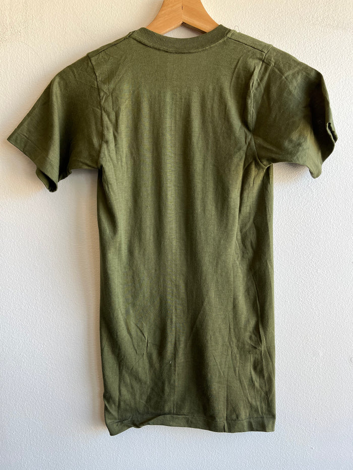 Vintage 1960’s Military Issue Green T-Shirt - La Lovely Vintage