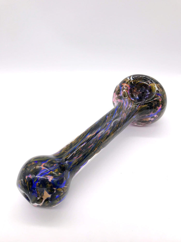 Smoke Station Hand Pipe Inside Out Speckle Spoon Hand Pipe 5”