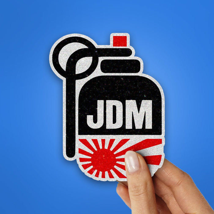JDM Glitter Sticker - Glitter Stickers | STICK IT UP