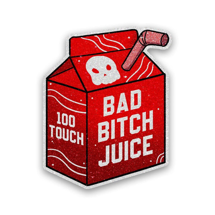 Juice box Glitter Sticker - Glitter Stickers | STICK IT UP