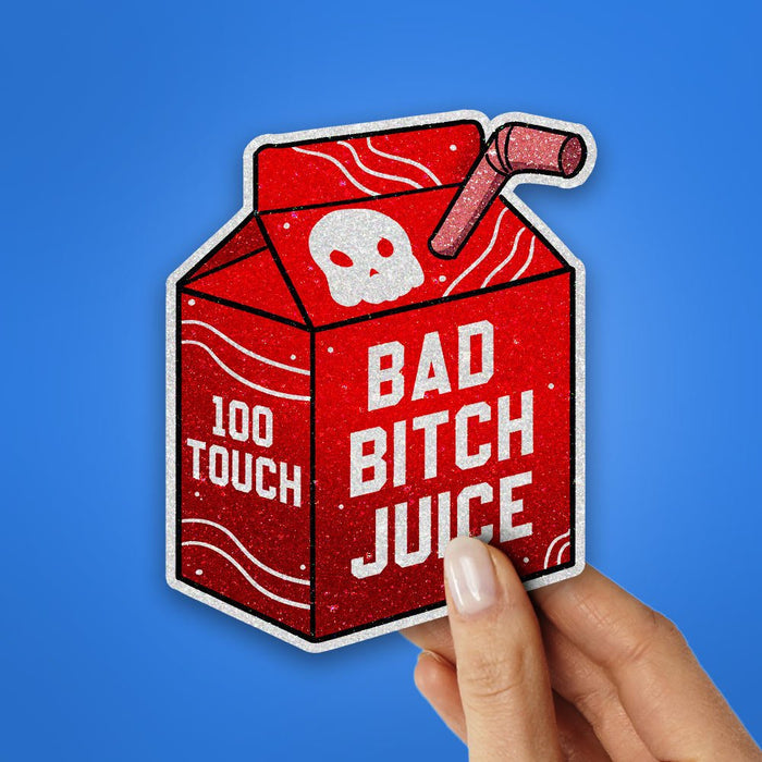 Juice box Glitter Sticker - Glitter Stickers | STICK IT UP