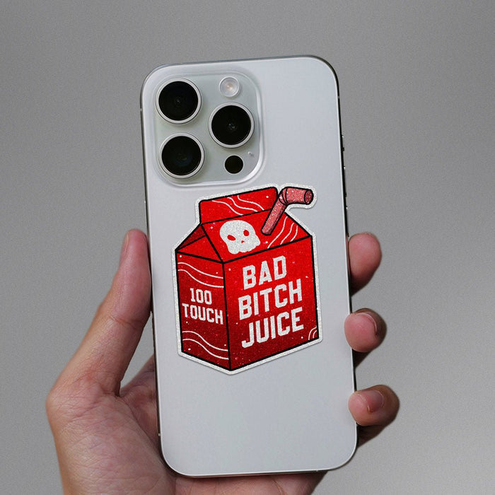Juice box Glitter Sticker - Glitter Stickers | STICK IT UP
