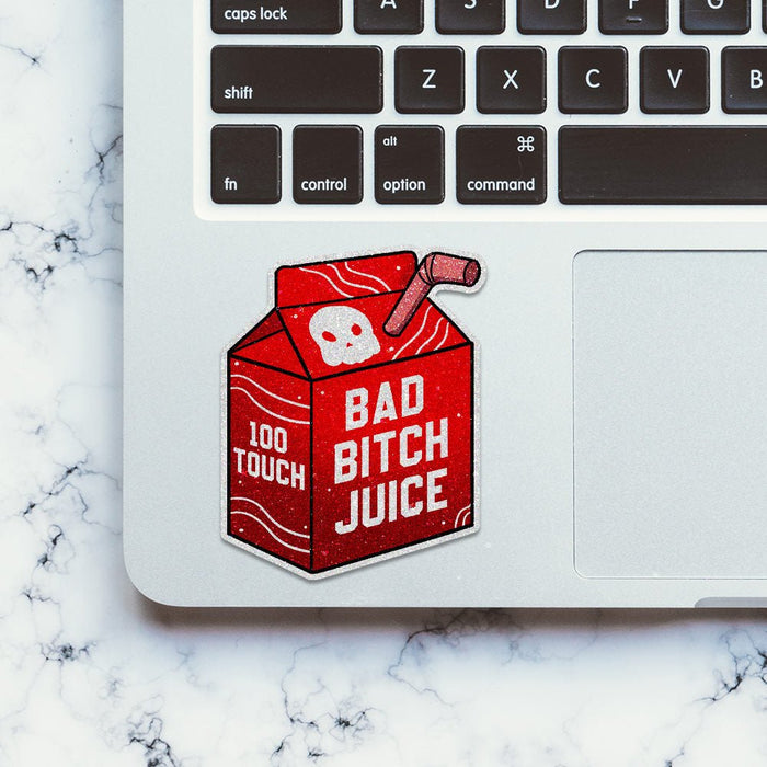 Juice box Glitter Sticker - Glitter Stickers | STICK IT UP