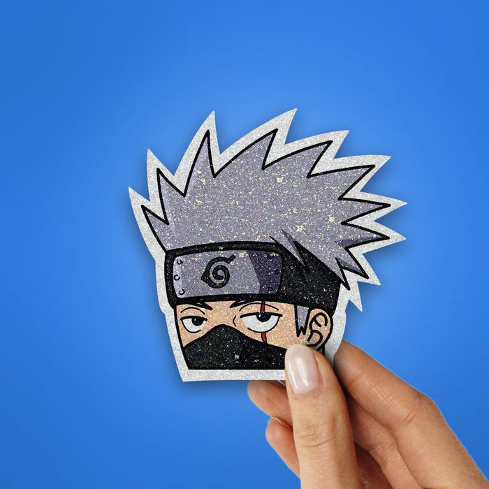 Kakashi Glitter Sticker - Glitter Stickers | STICK IT UP