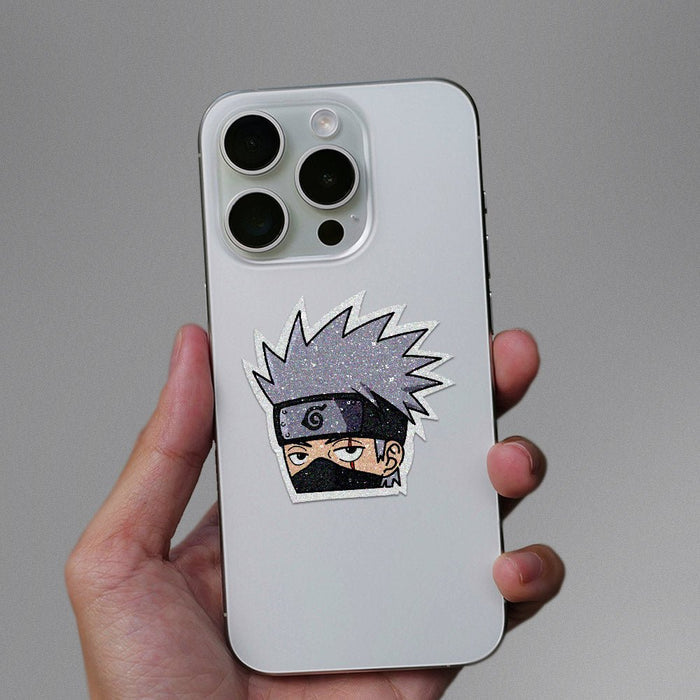 Kakashi Glitter Sticker - Glitter Stickers | STICK IT UP