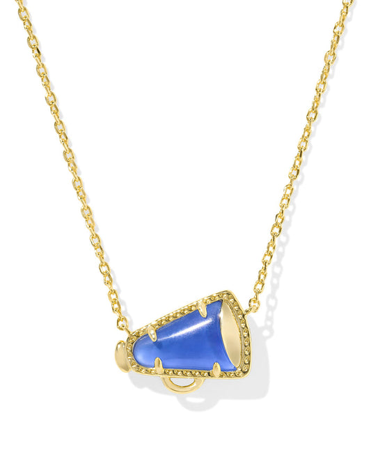 Kendra Scott - Necklace - Cheer Short Pendant - Gold Cobalt Illusion. - Findlay Rowe Designs
