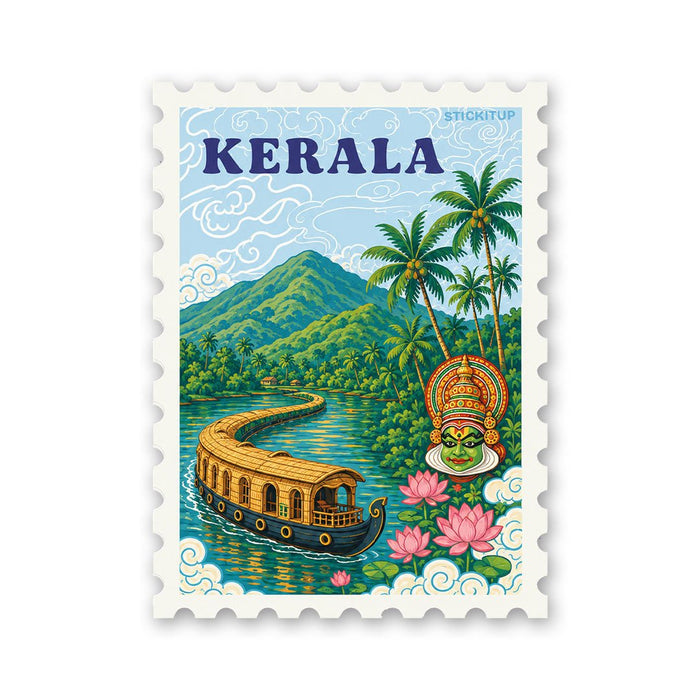 Kerala Stamp Sticker - Stickers | STICK IT UP