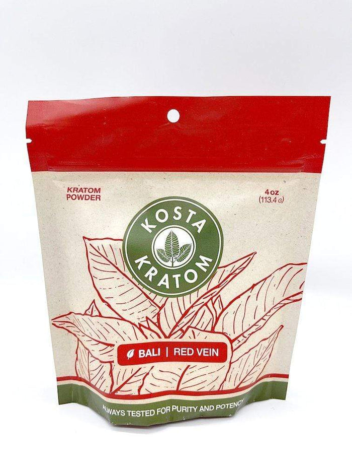 Smoke Station Kratom Bali Red Vein Kosta Kratom Powder 4oz, 2oz an 1oz