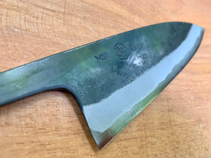 Kyohei Shindo Iron clad Aogami Kurouchi Funayuki 165mm - Blade Only
