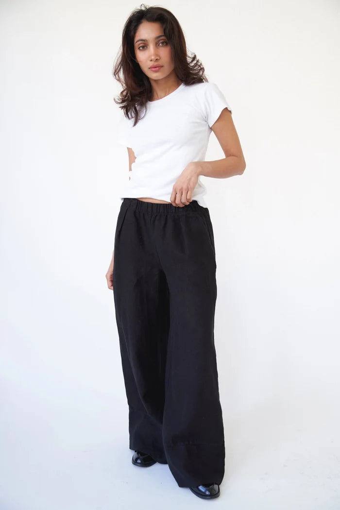 LA RELAXED - Linen Simple Pant - La Lovely Vintage
