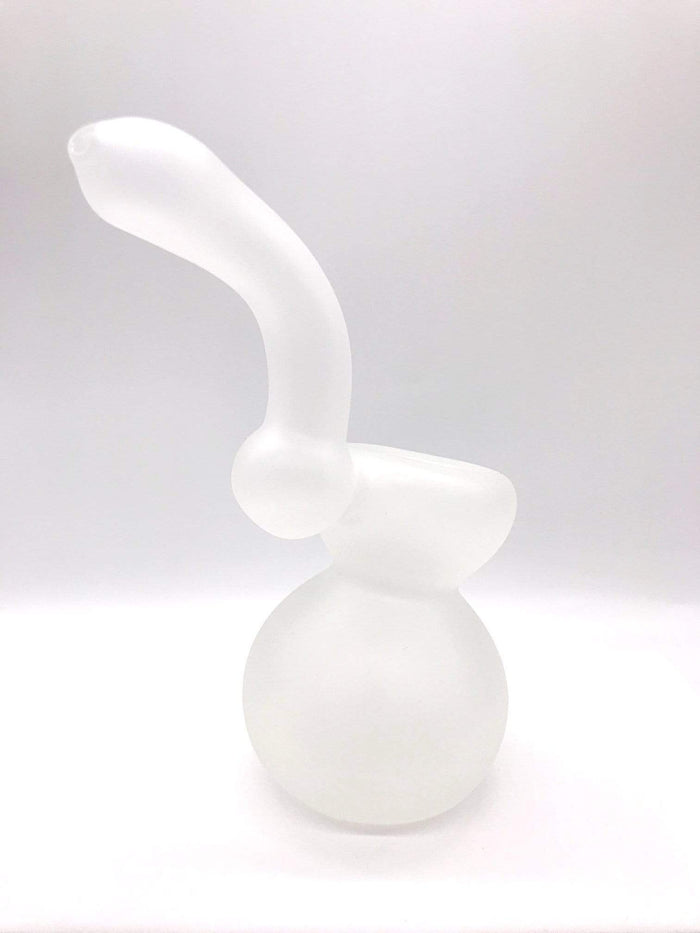 Smoke Station Water Pipe Frosted Large Frosted Snow Glass Bubbler