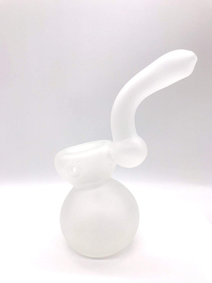 Smoke Station Water Pipe Frosted Large Frosted Snow Glass Bubbler
