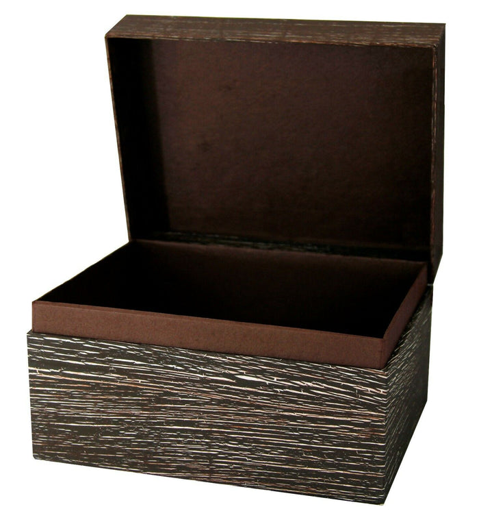 Large/Adult 200 Cubic Inch Antique Brown Chest Earthurn Cremation Urn For Ashes
