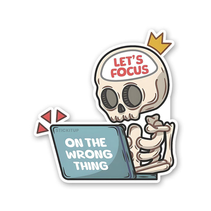 Let's Focus Sticker - Stickers | STICK IT UP