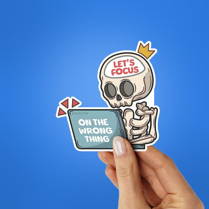 Let's Focus Sticker - Stickers | STICK IT UP