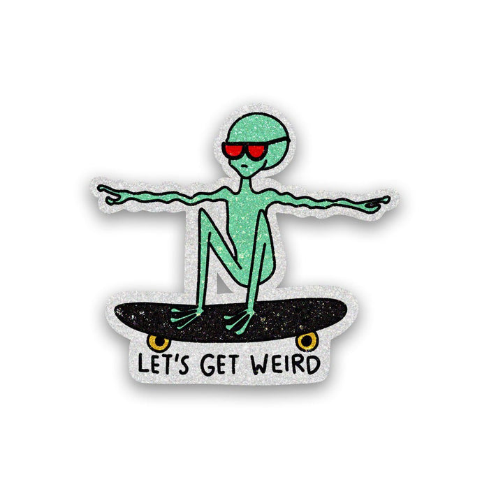 Let's Get Glitter Sticker - Glitter Stickers | STICK IT UP