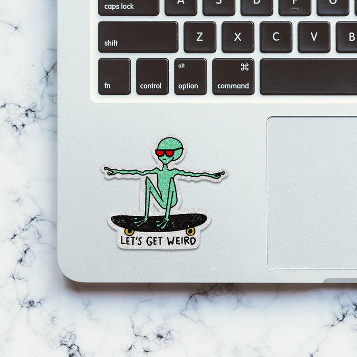 Let's Get Glitter Sticker - Glitter Stickers | STICK IT UP