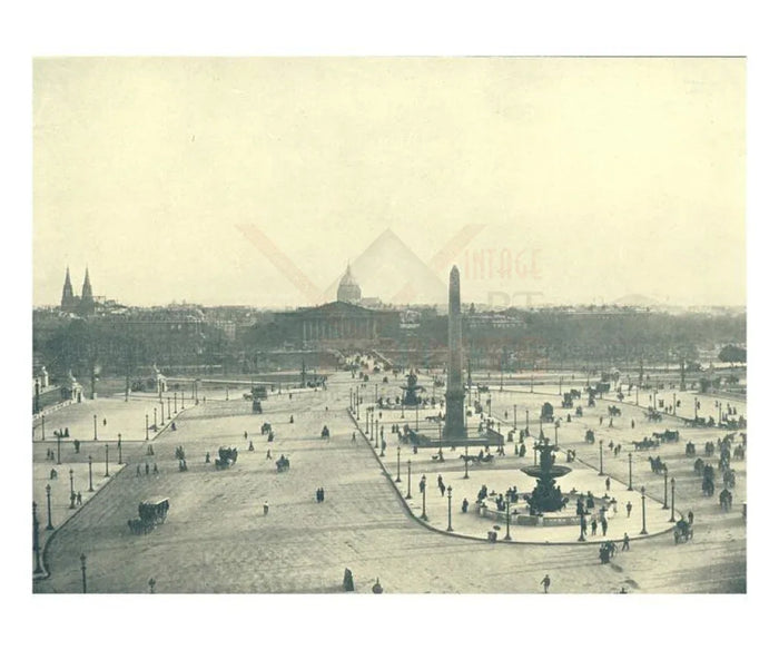 L'Obelisque de Louqsor (Luxor Obelisk) - VINTAGEARTREPRINTS.COM