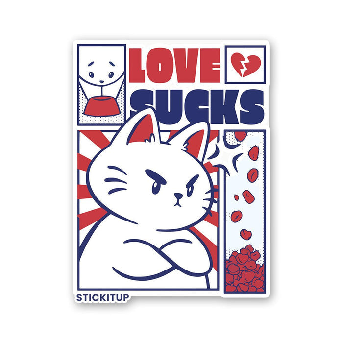 Love Sucks Sticker - Stickers | STICK IT UP