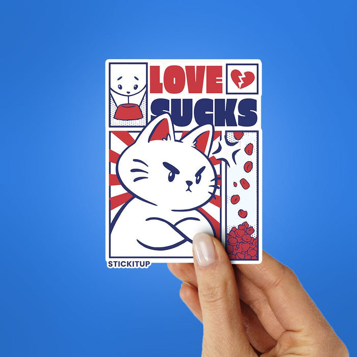 Love Sucks Sticker - Stickers | STICK IT UP