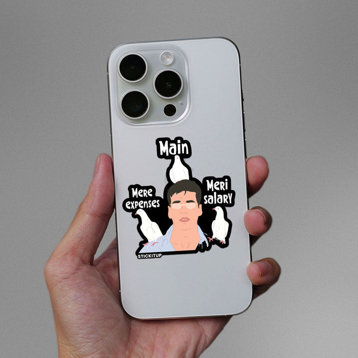 Main Mere Expenses Meri Salary Sticker - Stickers | STICK IT UP