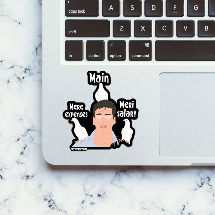 Main Mere Expenses Meri Salary Sticker - Stickers | STICK IT UP