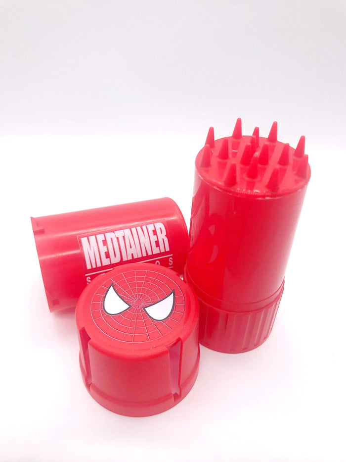 Smoke Station Accessories Med-Tainer Storage Jar & Grinder HERO EDITION