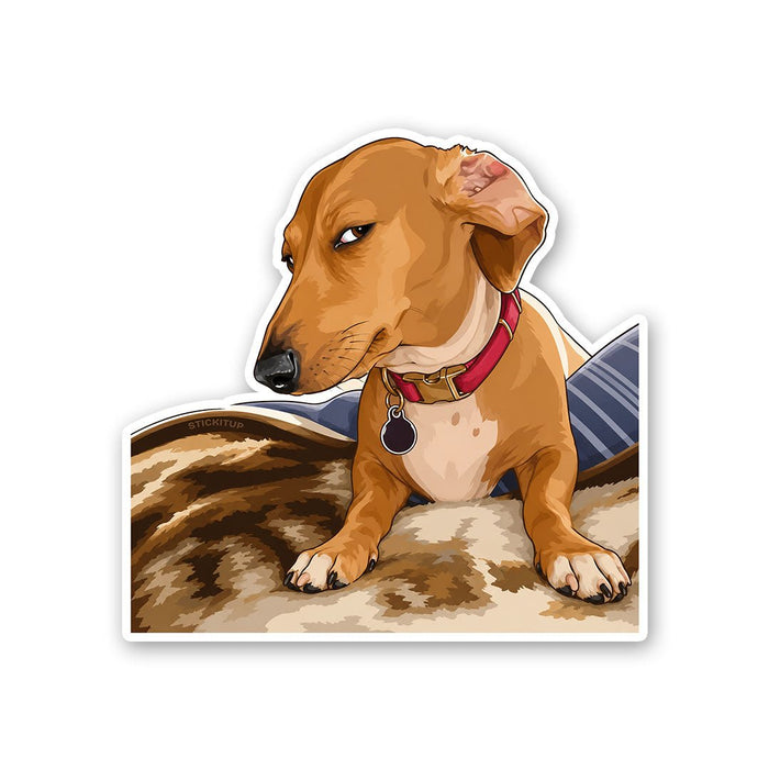 Meme Dog Portrait Sticker - Stickers | STICK IT UP