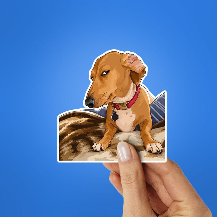 Meme Dog Portrait Sticker - Stickers | STICK IT UP