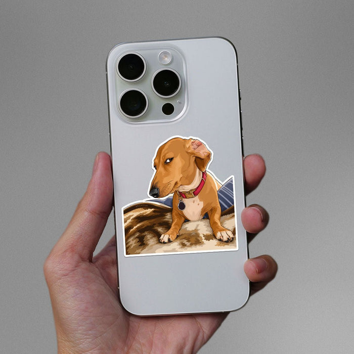 Meme Dog Portrait Sticker - Stickers | STICK IT UP