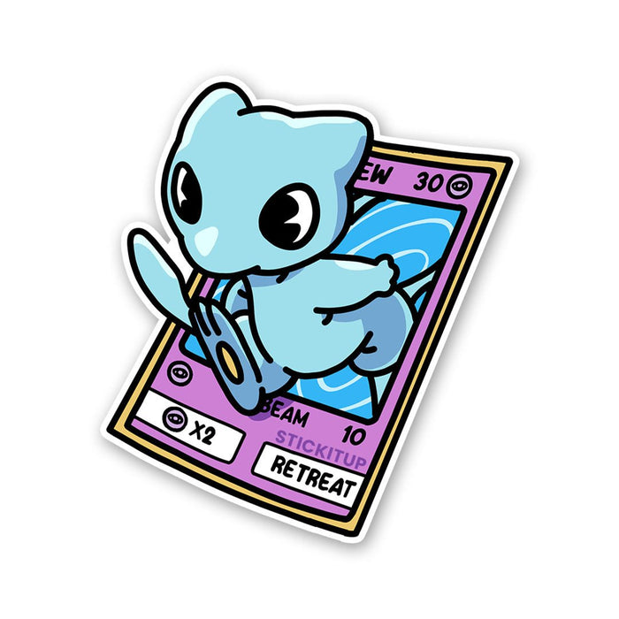 Mew Card Sticker - Stickers | STICK IT UP