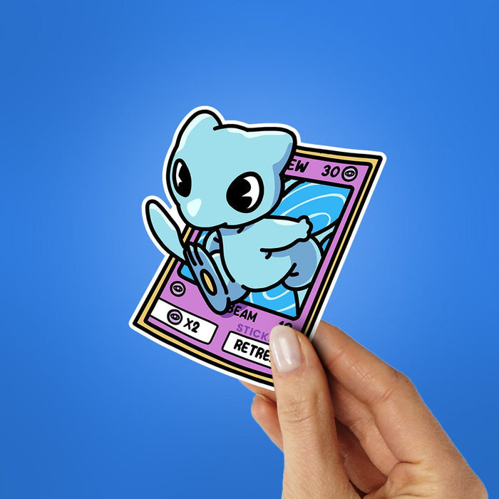 Mew Card Sticker - Stickers | STICK IT UP