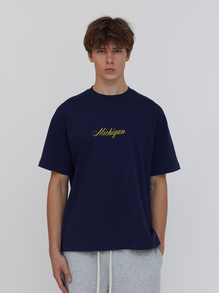 Michigan script t-shirt One Dna