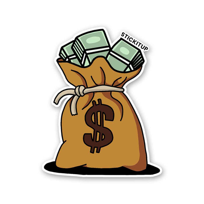 Money Bag Sticker - Stickers | STICK IT UP